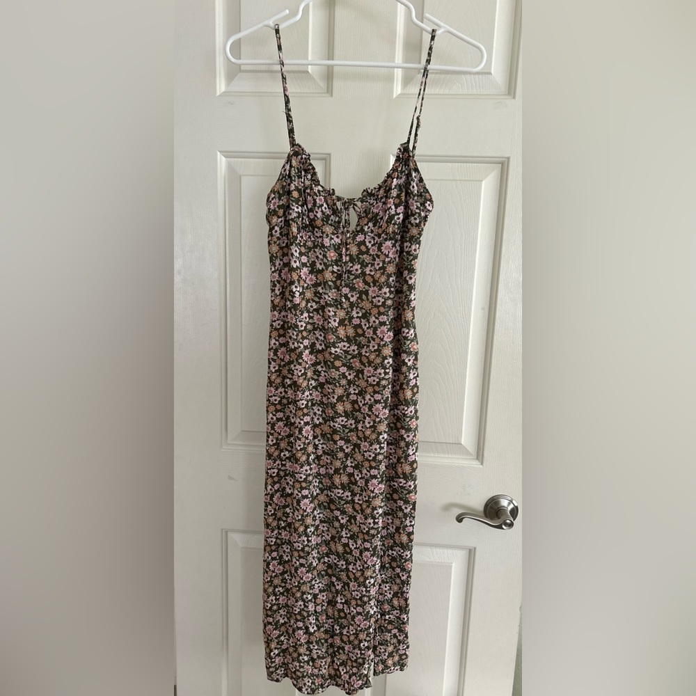 Midi floral dress